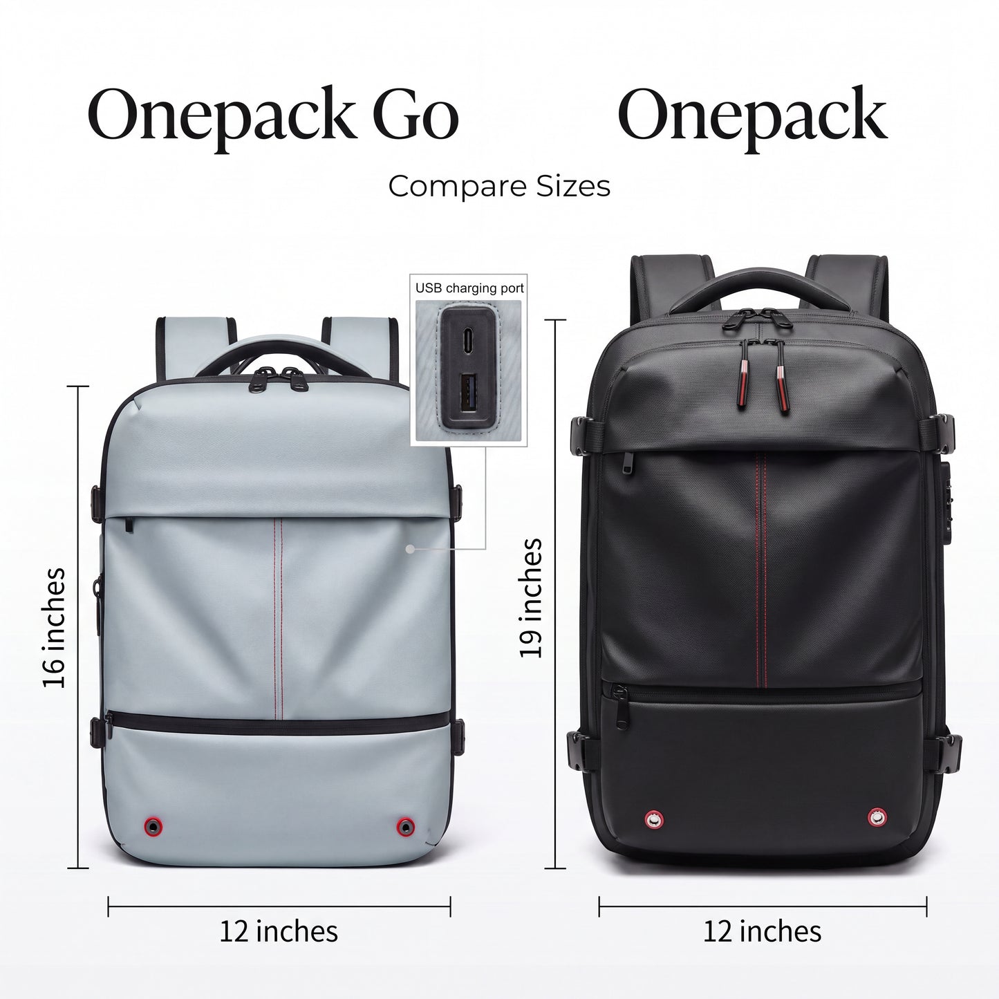 OnePack™ Vacuum Compression Travel Backpack